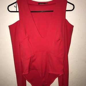 Cold shoulder Bodysuit
